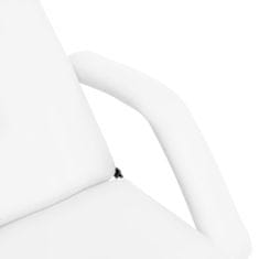 Vidaxl Masážní stůl bílý 180 x 62 x (86,5–118) cm