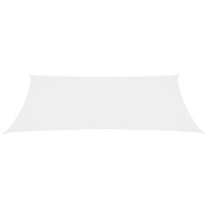 Greatstore Stínící plachta oxfordská látka obdélníková 5 x 8 m bílá