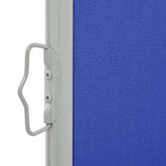 Vidaxl Zatahovací boční markýza / zástěna na terasu 100 x 300 cm modrá