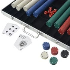 Greatstore Poker set s 1000 žetony hliník