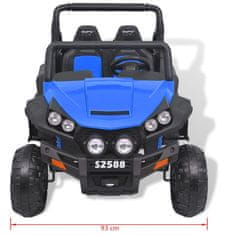 Greatstore Elektrické dětské auto 2 osoby XXL modro-černé