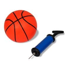 Greatstore Mini halová sada na košíkovou s košem, míčem a pumpičkou