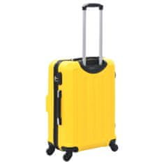 shumee Sada skořepinových kufrů na kolečkách 3 ks žlutá ABS