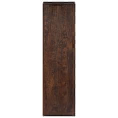 shumee Konzolová skříňka 40 x 30 x 110 cm masivní akáciové dřevo