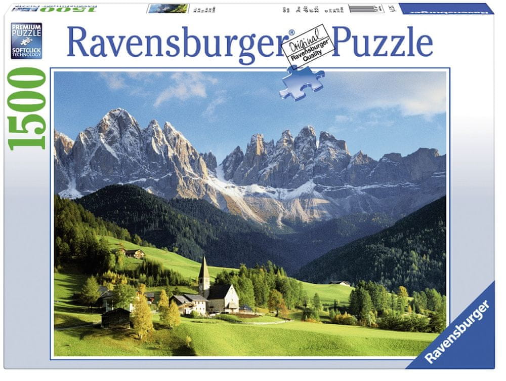 Levně Ravensburger Výhled na Dolomity 1500 dílků