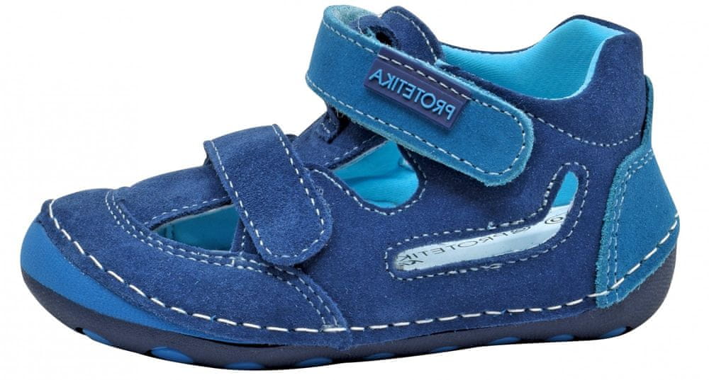 Protetika chlapecké barefoot sandály Flip blue tmavě modrá 19
