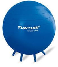 Tunturi Gymnastický míč TUNTURI zesílený s 6 úchyty 65 cm modrý