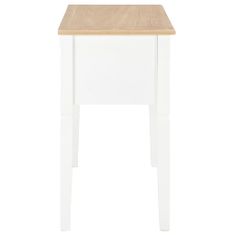 Petromila Psací stůl bílý 109,5 x 45 x 77,5 cm dřevo