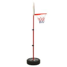 Vidaxl Přenosná basketbalová hrací sada nastavitelná 120 cm
