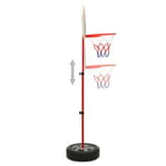 shumee Přenosná basketbalová hrací sada nastavitelná 120 cm