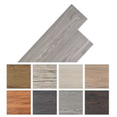 Greatstore Samolepící podlahová krytina PVC 5,02 m2 2 mm tmavě šedá