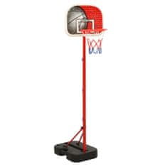 Greatstore Přenosná basketbalová hrací sada nastavitelná 138,5–166 cm