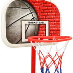 shumee Přenosná basketbalová hrací sada nastavitelná 138,5–166 cm