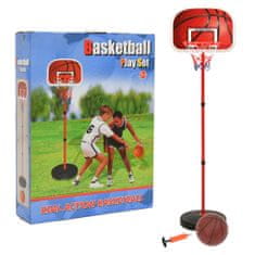 Greatstore Přenosná basketbalová hrací sada nastavitelná 160 cm