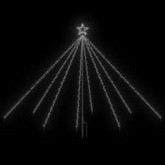 shumee LED vánoční vodopád světelný strom dovnitř i ven 400 LED 2,5 m
