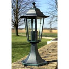 Greatstore Zahradní lampa - zelená - 41cm
