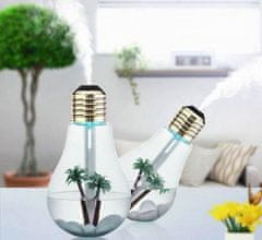 Alum online Aroma difuzér s LED osvětlením ve tvaru žárovky