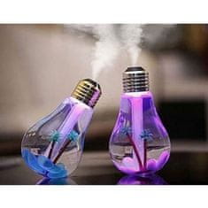 Alum online Aroma difuzér s LED osvětlením ve tvaru žárovky