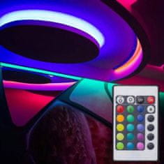 Leventi Barevný LED 2835 RGB pásek s trafem a dálkovým ovládáním - 5m