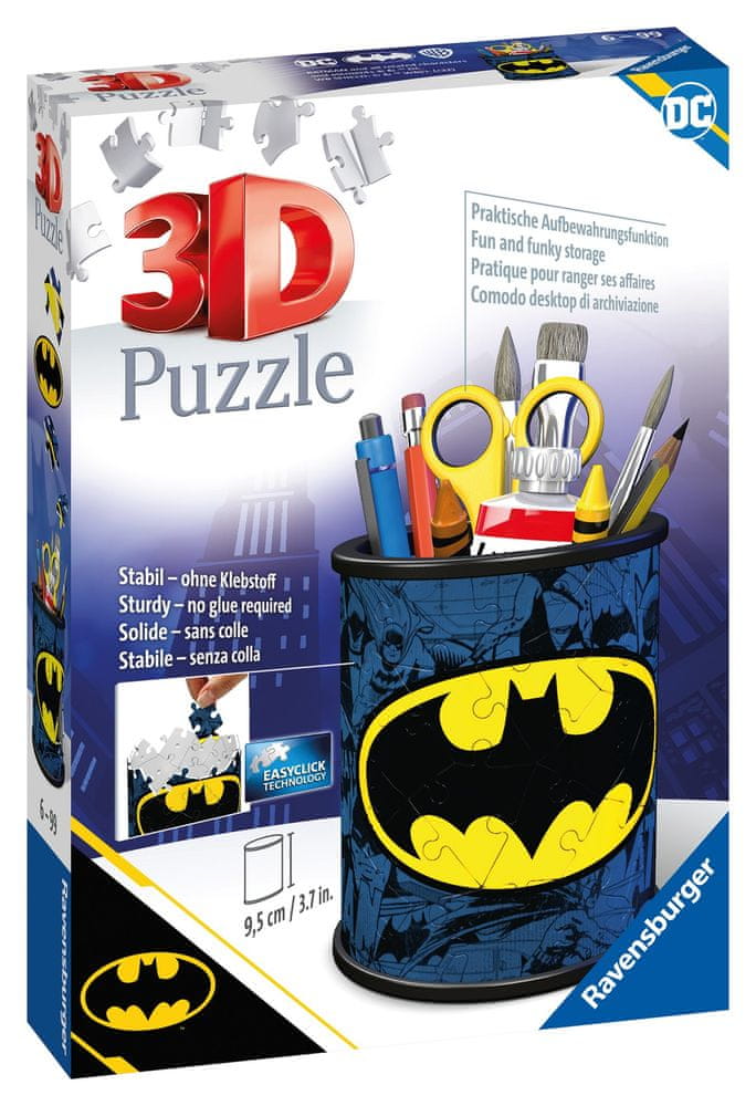 Levně Ravensburger 3D Puzzle Stojan na tužky Batman 54 dílků