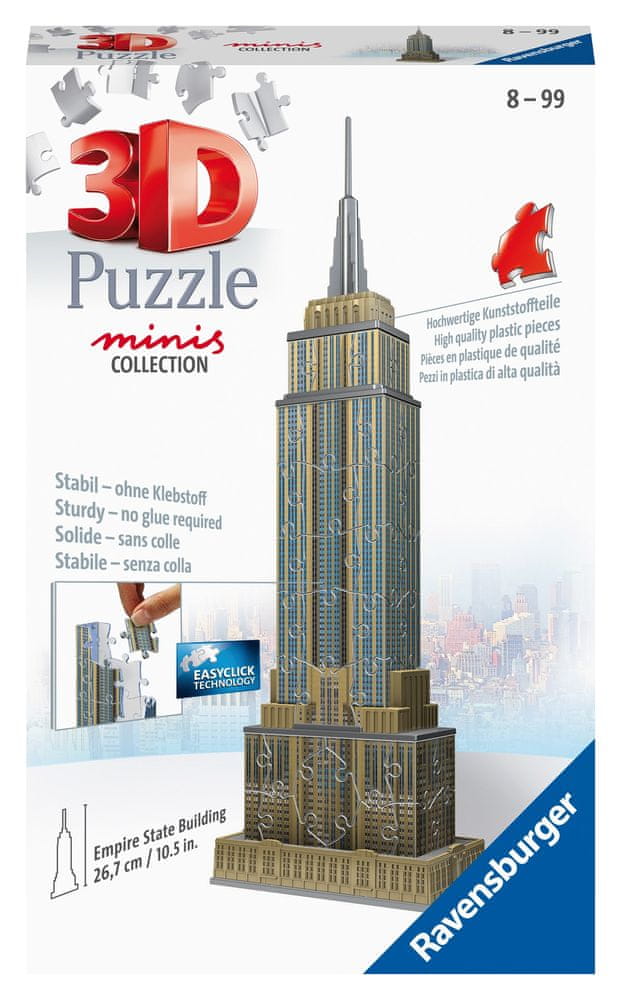 Ravensburger Mini budova - Empire State Building 54 dílků