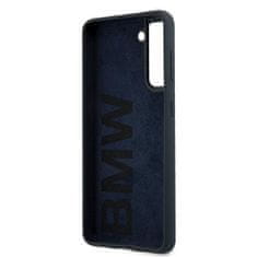 Bmw BMHCS21SSILNA hard silikonové pouzdro Samsung Galaxy S21 5G navy blue Silicone Signature