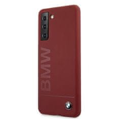 Bmw BMHCS21SSLBLRE hard silikonové pouzdro Samsung Galaxy S21 5G red Silicone Signature