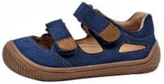 Protetika chlapecké barefoot sandály Meryl brown tmavě modrá 19
