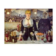 INFRADŮM Sálavý topný panel s potiskem "Manet "Bar at the Folies Bergère" (1882)" 80x60cm, 500w
