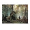 Sálavý topný panel s potiskem "Šiškin: Ráno v borovém lese, 1889" 80x60cm, 500w