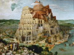 INFRADŮM Sálavý topný panel s potiskem "Babylonská Věž 1563" 80x60cm, 500w