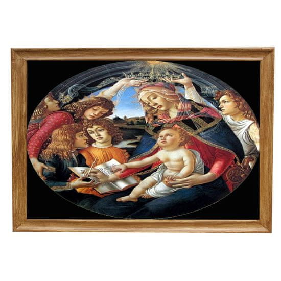 INFRADŮM Sálavý topný panel s potiskem v rámu "Madonna Magnificat", 500w