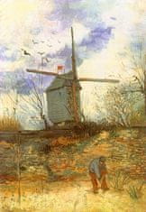 INFRADŮM Sálavý topný panel s potiskem "Vincent van Gogh Moulin de la Galette" 80x60cm, 500w