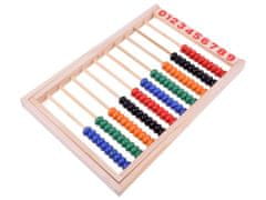 JOKOMISIADA Školní dřevěné barevné počítadlo ZA1838