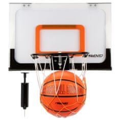 Vidaxl Avento Mini basketbalová sada, 45x30x3 cm, průhledná