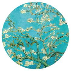 shumee WallArt Kulatá fototapeta Mandlový květ, 190 cm