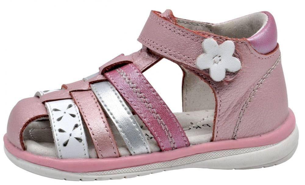 Protetika dívčí kožené sandály Eliza růžová 25 - zánovní