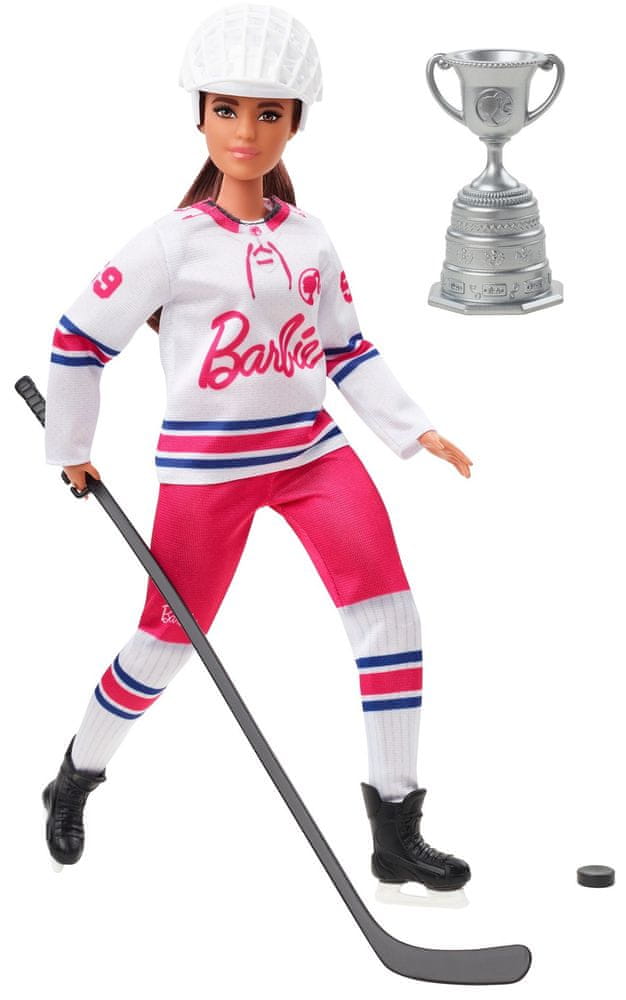 Mattel Barbie Zimní sporty panenka Hokejistka HCN30