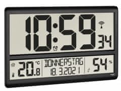 TFA Nástěnné hodiny s vnitřní teplotou a vlhkostí 60.4520.01