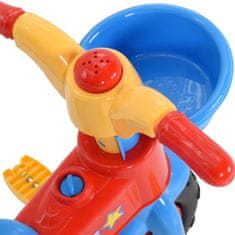 Vidaxl Dětská tříkolka s tyčí pro rodiče, barevná