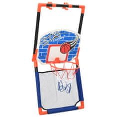 Greatstore Dětská multifunkční basketbalová hrací sada na zem i na dveře