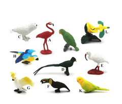 COOLKOUSKY Set mini ptáčků 10ks Toys