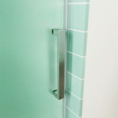 H K Posuvné sprchové dveře DIAMOND FROST 156-160x195 cm, levá varianta 