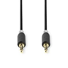 Nedis  Stereo audio kabel, 3,5mm konektor - 3,5mm konektor, pozlacené, 2m