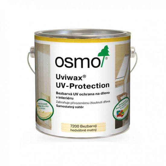 OSMO Uviwax - UV ochrana 2,5 l - 7200 Bezbarvý polomat
