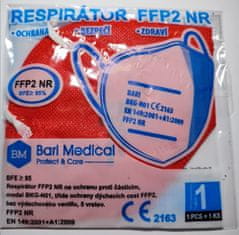 Bari Medical červený respirátor FFP2 (vyrobeno v EU) 20 ks