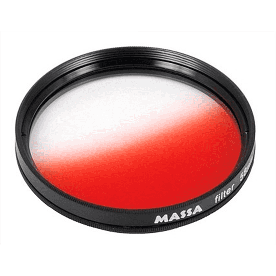 JYC 62mm červený přechodový filtr