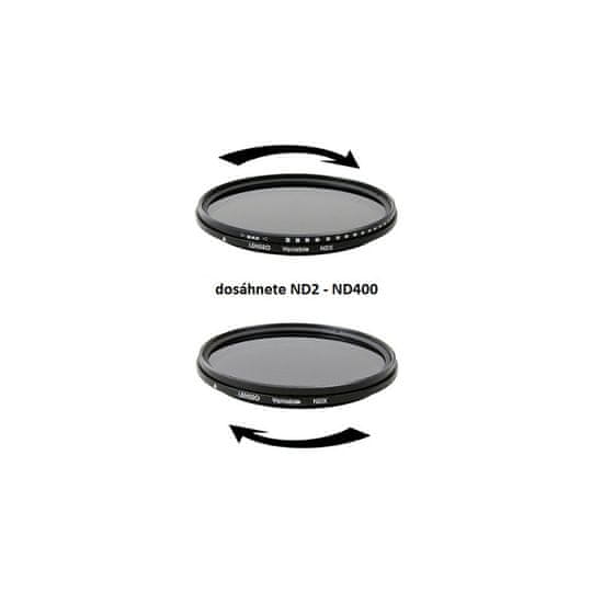 Lensso ND2-ND400 82mm šedý neutrální filtr