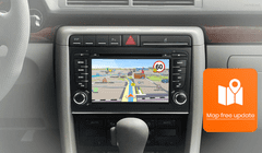 Junsun Autorádio do AUDI A4 Rádio pro Audi A4 B7 B6 S4 RS4 SEAT Exeo GPS navigace, mapy, Bluetooth, Handsfree, 2x USB, Mikrofon (vestavěný), MIRROR LINK 