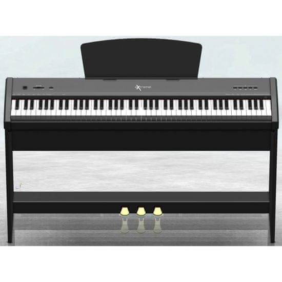 Extreme P50 přenosné digitální piano se stojanem a 3 pedály